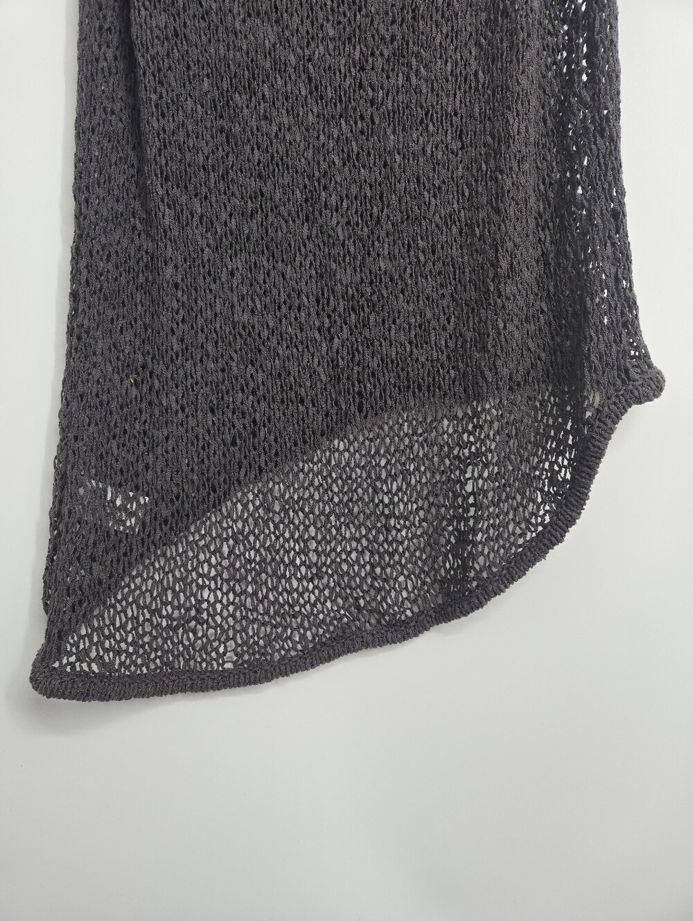 Helmut Lang Sheer Knit Tank Top Gray Cotton - Picture 8 of 10